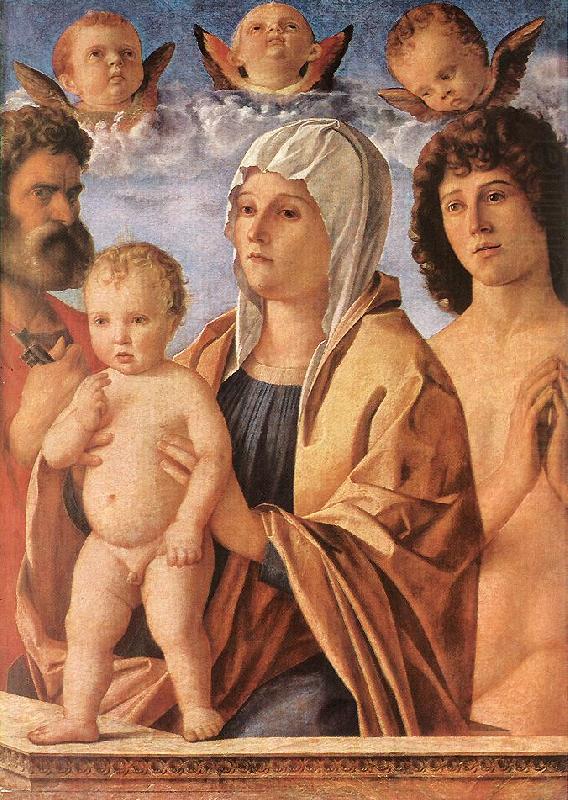 Madonna with Child and Sts. Peter and Sebastian fgf, BELLINI, Giovanni